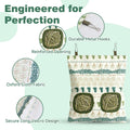Rabbit Hay Bag 2 Pack - 2 Holes Hanging Bunny Hay Feeder Holder
