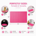 Pet Grooming Table Non-Slip Mat - Padded Mat for at-Home Grooming Dogs and Cats,Bathing Mat for Pets, Diameter：57cm/22.4
