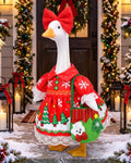 Christmas Porch Goose Outfit Clothes for 23" Cement Goose