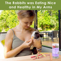 ERKOON 40Pcs Rabbit Timothy Hay Sticks, Five Flavors：PurplePotato/TimothyHay/Pumpkin/Strawberry/Carrot，Suitable Guinea P