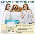 S.boulardii + FOS Pet Probiotic Powder for Dogs and Cats, 6.7 Billion CFU, Gut & Immune Support, Loose Stool & Digestive