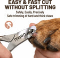 Cattio Dog Nail Clippers - All Steel Material, Built-in Spring,Heavy Duty Dog Nail Trimmer Full Metal Razor Sharp Professional for All Dogs Cats with Thick Toena,Dog Nail Trimmers