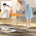 Double-Sided Carpet Rake – Long Handle Pet Hair Removal Tool for Carpets, Furniture & Car Interiors, Adjustable & Durabl