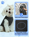 ANWA Recovery Suit for Dogs After Surgery, Breathable Dog Onesie, Grey 3XL