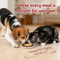 Just Try 4.23 OZ Cat & Dog Food Toppers with Chicken Liver Freeze Dried Egg Yolk for Picky Eaters Iron Support Grain Free High Protein Meal Toppers