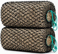 2 Pack Slow Feeder Hay Net Square Bale PE Hay Nets Bags for Horses