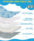 YAOGEG Upgraded Dog Cooling Mat for Dogs& Cats,Ice Silk Self Cooling Mat for Dogs(Q-Max>0.5),Washable Breathable Non-Slip Summer Dog Bed Mats for Crate Car Sofa Indoor Outdoor,Light Blue 29.1×18.5in