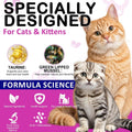 Cat 15-in-1 Multivitamin Chews,Cat Treats for Health+Immune, Joint Support,Skin & Coat, and Digestion-Omega, Taurine&Probiotics for Cats,Vitamin C+E for Cats,Chicken 100g (30-Day Supply)