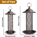 Nyjer/Thistle Seeds Wild Bird Feeder 2 Pack,All-Metal Material