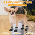 BEAUTYZOO Dog Shoes Small Size Dogs,Breathable Summer Dog Booties & Paw Protectors for Hot Pavement,Anti-Slip Sole Puppy
