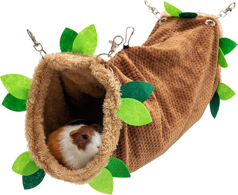 Guinea Pig Tunnel Hammock, Fleece Small Animal Hammock Hideout