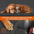 Kistrba Dog Car Seat Cover Compatible with Jeep Wrangler 4 Door 2007-2025, Waterproof Pet Bench Seat Cover for Back Seat, 600D Heavy Duty Scratch Proof Nonslip Truck Seat Covers for Dogs