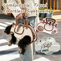 YAODHAOD Hands Free Dog Backpack Carrier for Small Dogs, Breathable Pet Carrier with Adjustable Straps,Portable Shoulder