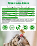 PAWAURA Cat Multivitamin Treats with Taurine – 500 Crunchy & Creamy Cat Vitamin Chews for Immune, Joint, Digestion, Skin & Coat Support – Daily Healthy Supplement for Cats of All Ages