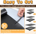 Bearded Dragon Tank Accessories, Reptile Substrate Mat Terrarium Carpet for 4x2x2 Bearded Dragon Enclosure for 120 Gallo
