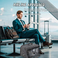 Suertree Bird Carrier Airline Approved, Bird Travel Cage with Indestructible Stainless Steel Mesh, Bird Travel Bag Lightweight and Portable with Water Bottle and Bowl