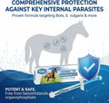 6-Pack Ivermectin Horse Paste 1.87% – Apple Flavored Oral Dewormer for Horses