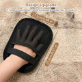 Upgraded Pet Hair Removal Gloves - Electrostatic Grooming Five-Finger Reusable Fur Remover with Snug Elastic Wrist for D