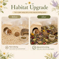Sukh Hamster Bedding Odor Control - 150G Flowers & Herbs for Small Animals