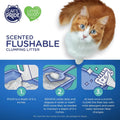 Cat's Pride Lightweight Clumping Litter: Flushable - Powerful Odor Control - Scented, 10 Pounds