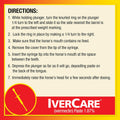 Farnam IverCare Ivermectin Horse Paste Apple Flavor 1.87%, Horse Dewormer and Boticide, Anthelmintic Paste Treats Up to 