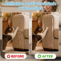 HYPERTAI Anti Cat Scratch Furniture Protector, 12.4" x 161.5" Couch Protector from Cat Claws,Clear Sticky Tape,Single-Sided Scratch Deterrent Tape for Couch,Sofa & Wooden Furniture