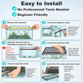 Magnetic Aquarium Lid, DIY Mesh Cover for Rimless & Curved Fish Tanks