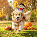 Dog Halloween Costumes, Funny Dog Cowboy Rider Costume, Adjustable Pet Halloween Cosplay Costume for Small Medium Large 