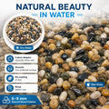 NUPICK 6 lb Aquarium Gravel, 1/4" Ph-Natural Pea Gravel for Fish Tank