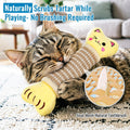 ENNOKEY Catnip Cat Toys Pillows for Indoor Kittens Kicker Chew, 9.45 Inches