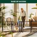 FXW Dog Gate, Extra Wide Adjustable for Openings Up to 219", 32" H
