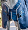 Horseware Ionic® Therapy Liner - Imperial Blue/Silver & Navy, 72 inches