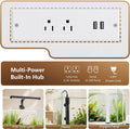 Heybly 20-29-37 Gal Fish Tank Stand with Power Outlets & Cabinet HAS012WWB