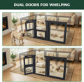 FXW Add-On Whelping Gate & Panel for AuraSpace Acrylic Indoor Dog Playpen