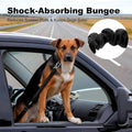 APakBak Dog Seat Belt for Car, Adjustable Dog Car Harness Seatbelt for Small Medium Large Dogs, Heavy Duty Travel Safety Restraint with Locking Aluminum Hook & Reflective Nylon Strap, Black
