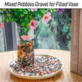 CJGQ 2.4lb Aquarium Gravel for Plants, 1/4Inch Fish Tank Gravel for Succulent Cactus and Bonsai, Decorative River Rocks 