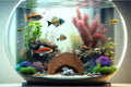 SunGrow Betta Fish Cave, Habitat Made from Coconut Shell, Soft-Textured Smooth Edged Spacious Hideout, for Resting and B