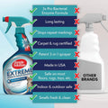 Simple Solution Extreme Cat Stain Eliminator for Strong Odor, Pet Odor Eliminator for Home, Stain Remover for Cats, Kitten Essentials, Floor Cleaner, Urine Destroyer, Carpet Cleaner Spray, 32oz