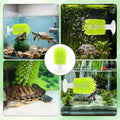 2 Pcs Turtle Brush with Suction Cups, 2 Large Decorative Duckweed, Turtle Tank Accessories, Not Easy to Peel, Shell Exfo