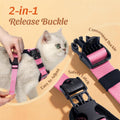 Dooradar Cat Harness and Leash Set with Neck Release Buckle