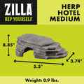 Zilla Herp Hotel Naturalistic Hide, Bearded Dragon Basking Platform
