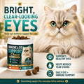 Immune & Eye Care Chews for Cats, 120 Chews with Lutein, Salmon Flavor
