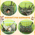 Geelin 8 Pcs Rat Hammock Set, Washable Guinea Pig Accessories for Cage