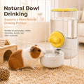 34 oz Cage-Hanging Gravity Water Bowl & Pet Water Dispenser
