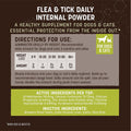 Earth Animal Apothecary Flea & Tick - Daily Internal Powder for Pets - 1 lb