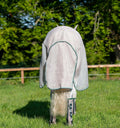 Horseware® Rambo Flybuster with No-Fly Zone™ Fly Sheet - Oatmeal/Sage & Beige & Green, 78 inches