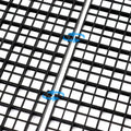 ALEGI Aquarium Fish Tank Divider Plastic Egg Crate Filter Bottom Tray, S
