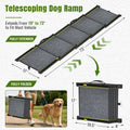 Dog Ramp for Car 73" Extra-Long,Telescoping Pet Ramp for Truck SUV