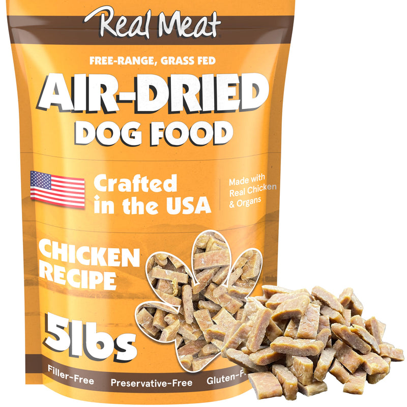 TRMC 5lb Chicken Dog Food, Air-Dried, USA Chicken, Grain-Free. Natural, Cage-Free