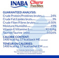 INABA Churu Fun Bites for Cats, Soft & Chewy Cat Treats with Taurine, 0.42 Ounces Each Tetra, 18 Tetras (3 per Bag), Chicken Recipe